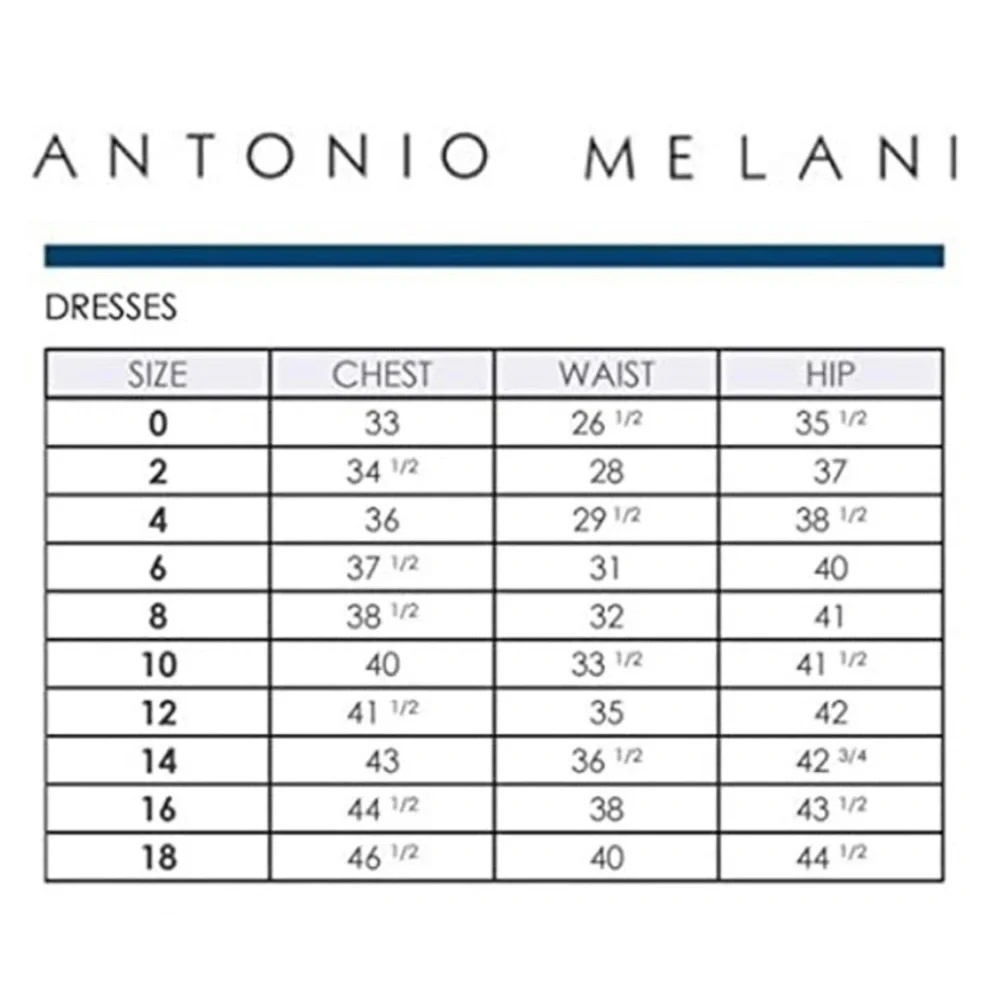 NWT! Antonio Melani Dark Blue Isis Dress - Picture 8 of 8